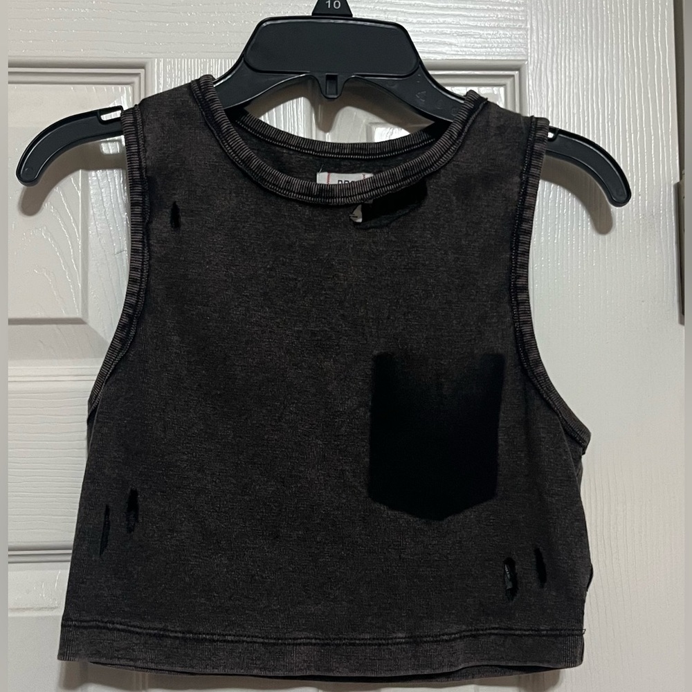 BDG Urban Outfitters brown distressed tank top size medium